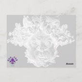 Wassergargoyl - Postkarte (Rückseite)