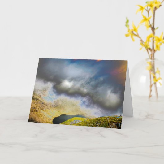 Wassergarn Karte (Gelbe Blume)