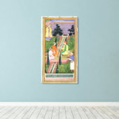 Wassergärten, aus dem Clive Album (gouache on pa Leinwanddruck (Insitu (Holzboden))