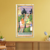 Wassergärten, aus dem Clive Album (gouache on pa Leinwanddruck (Insitu (Wohnzimmer))