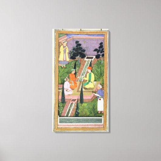 Wassergärten, aus dem Clive Album (gouache on pa Leinwanddruck (Vorderseite)