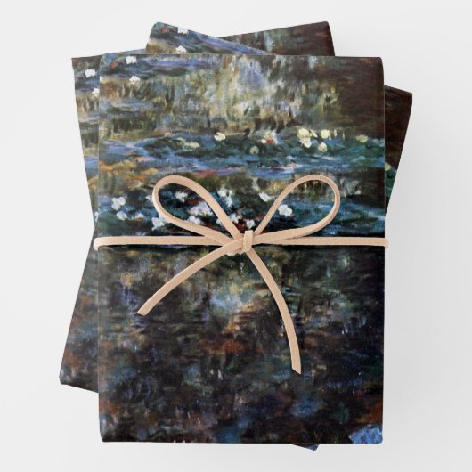 Wassergarten in Giverny, Frankreich, von Claude Mo Geschenkpapier Set (Beispiel)