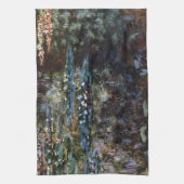 Wassergarten in Giverny, Frankreich, von Claude Mo Geschirrtuch (Vertikal)
