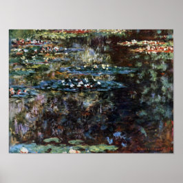Wassergarten in Giverny, Frankreich, von Claude Mo Poster