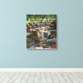 Wassergarten Leinwanddruck (Insitu (Holzboden))