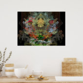 Wassergarten Poster (Küche)