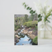 Wassergarten Postkarte (Stehend Vorderseite)