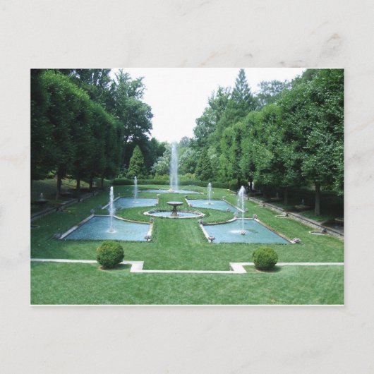 Wassergarten Postkarte (Vorderseite)