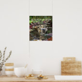Wassergarten Print Poster (Küche)
