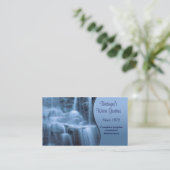 Wassergarten Visitenkarte (Stehend Vorderseite)