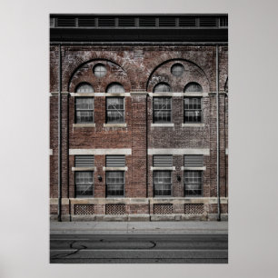 Wassergasreinigungshaus Nr. 3 - Farbversion Poster