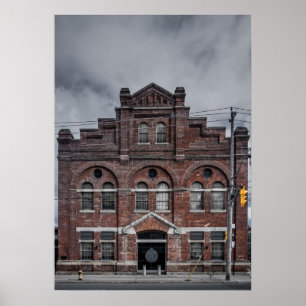 Wassergasreinigungshaus Nr. 5 Farbversion Poster