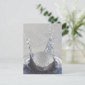 Wassergefahr Postkarte (Stehend Vorderseite)