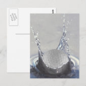 Wassergefahr Postkarte (Vorne/Hinten)