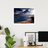 Wassergeometrie Poster (Heimbüro)