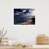 Wassergeometrie Poster (Küche)