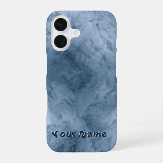 Wassergestaltung - iPhone 16 hülle (Rückseite)