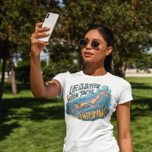 Wassergymnastik besser beim Schwimmen T-Shirt