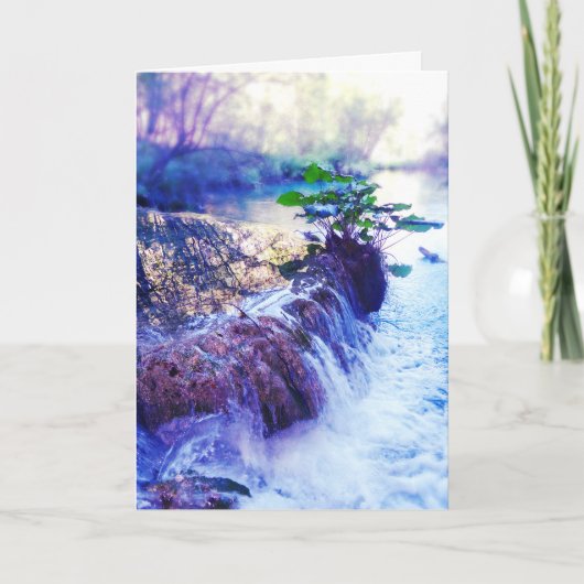 Wasserhahn auf der Gedenkkarte Karte (Vorderseite)