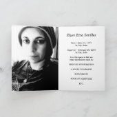 Wasserhahn auf der Gedenkkarte Karte (Innenseite)