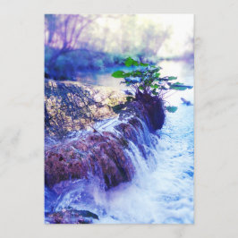 Wasserhahn auf der Gedenkkarte Programm