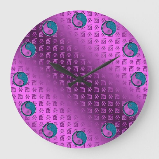 Wasserhahn Große Wanduhr (Vorderseite)