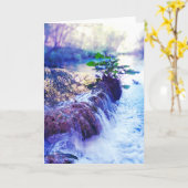 Wasserhahn Karte (Gelbe Blume)