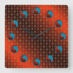 Wasserhahn Quadratische Wanduhr