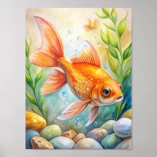 "Wasserharmonie" Poster (Vorne)