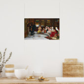 Wasserhaus - Beratung des Orakels Poster (Küche)