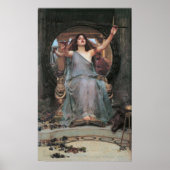 Wasserhaus - Circe bietet Odysseus den Cup an Poster (Vorne)