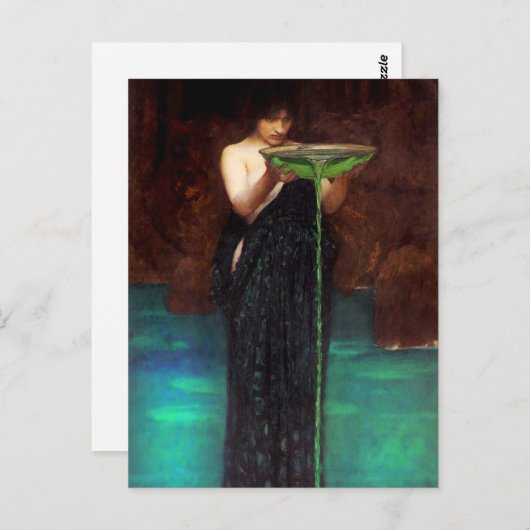 Wasserhaus Circe Invidiosa Postkarte (Vorne/Hinten)