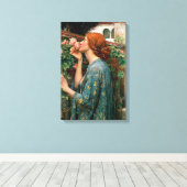 Wasserhaus Das Soul der Rose Canvas Print Leinwanddruck (Insitu (Holzboden))
