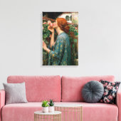Wasserhaus Das Soul der Rose Canvas Print Leinwanddruck (Insitu (Wohnzimmer))
