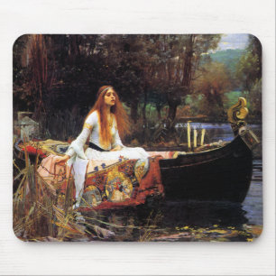 Wasserhaus Die Dame der Shalott-Maus Pad Mousepad