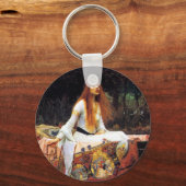 Wasserhaus Die Dame der Shalott Schlüsselkette Schlüsselanhänger (Vorderseite)