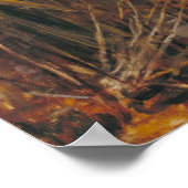 Wasserhaus Die Dame von Shalott Poster (Ecke)