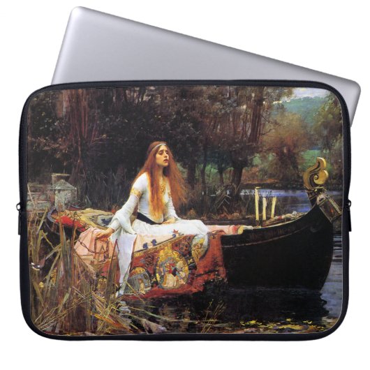 Wasserhaus Die Lady von Shalott Laptop-Sieb Laptopschutzhülle (Vorderseite)
