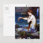 Wasserhaus: Die Meerjungfrau Postkarte (Vorne/Hinten)