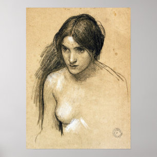 Wasserhaus - Hylas und Nymphen (Studie) Poster