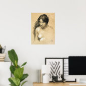 Wasserhaus - Hylas und Nymphen (Studie) Poster (Heimbüro)