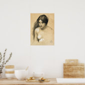 Wasserhaus - Hylas und Nymphen (Studie) Poster (Küche)