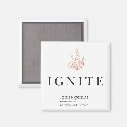 Wasserhaus "Ignite" Magnet (Vorderseite/Rückseite)