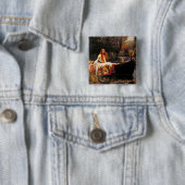 Wasserhaus Lady of Shalott Button (Beispiel)