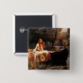 Wasserhaus Lady of Shalott Button (Vorne & Hinten)