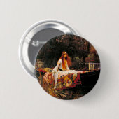 Wasserhaus Lady of Shalott Button (Vorne & Hinten)