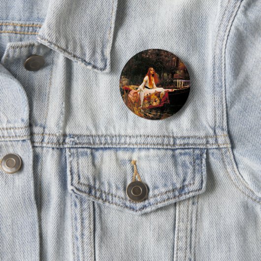 Wasserhaus Lady of Shalott Button (Beispiel)
