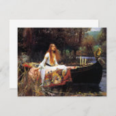 Wasserhaus Lady of Shalott Einladungen (Vorne/Hinten)