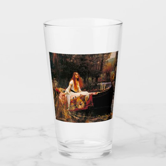 Wasserhaus Lady of Shalott Glas (Vorderseite)