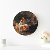 Wasserhaus Lady of Shalott Große Wanduhr (Zuhause)
